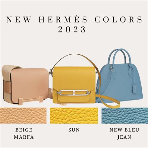 hermes 2024 colours